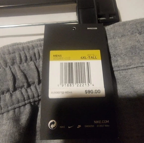 Nike Detroit Pistons Dri-Fit Athletic Pants Mens SZ 4XL-Tall 932966-032 - Picture 6 of 8